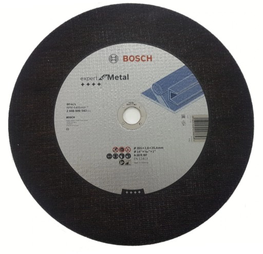 Режущий диск Bosch для металла прямой 355 мм / 2,8 мм