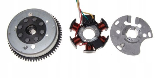 IS9M2234 - СТАТОР ІСКРОУТВОРЮВАЧ 6 КОТУШОК + МАГНІТНЕ КОЛЕСО