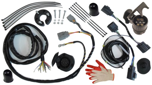 ЖГУТ ПРОВОДОВ БУКСИРОВОЧНОГО КРЮКА 13PIN/7P RANGE ROVER DISCOVERY 4 апреля 2009 г.-17 LAND