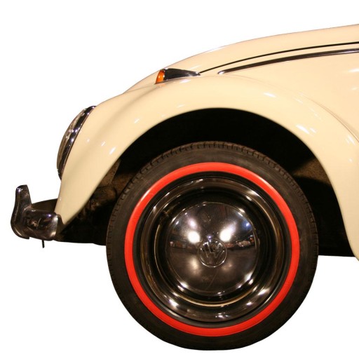 Ковпачок / кільце шини червоно-чорний вузький 13