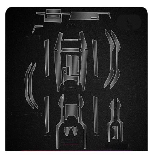 ЗАХИСНА ПІЛЬКА ТПУ В САЛОНІ КОКБІНИ AUDI A8 D4 2012-2017 р.в.