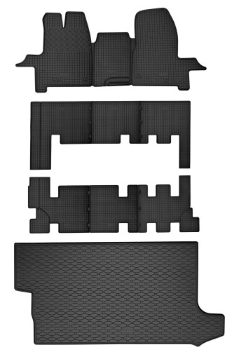 Автомобильные коврики и коврик в багажник Ford Transit Custom L2, 8 мест 2012-2018 гг.