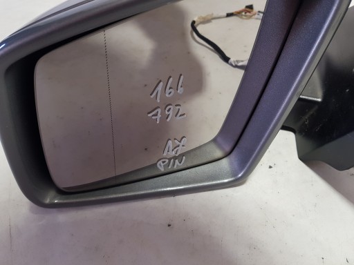 mirror left MERCEDES ML W166 C792 792 17 PIN A1668100916