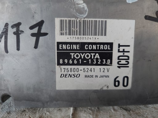 COROLLA E12 2.0 D4D 8966113230 riadiaca jednotka motora