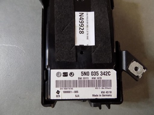 VW POLO 6R INTERFEJS MULTIMEDIA 5N0035342C