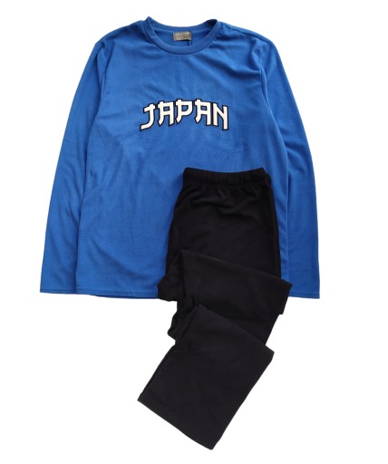 PRIMARK fleecové pánske pyžamo JAPAN L