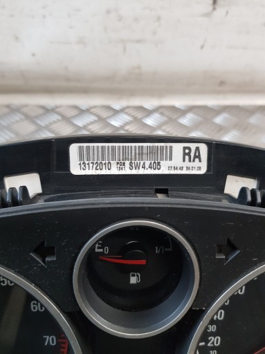 dials 13172010 OPEL ASTRA III H 1.6 05R- EUROPA