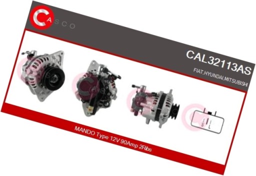 Генератор 12v 90a - casco cal32113as