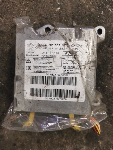 508 - ДАТЧИК AIRBAG PEUGEOT 9678656380
