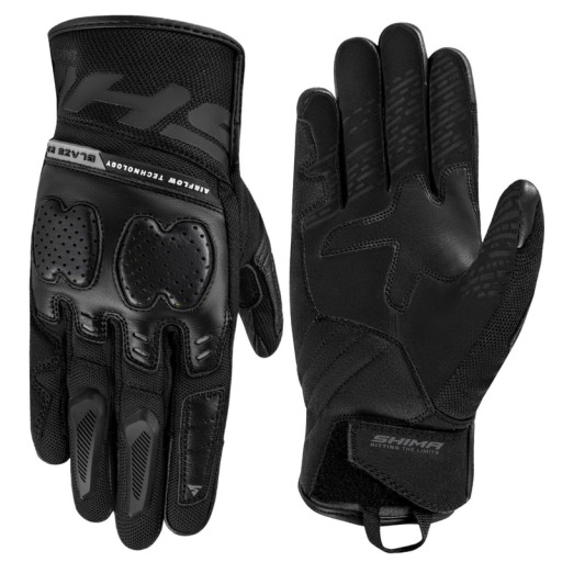 Rękawice motocyklowe Shima Blaze 2 2.0 Men Black czarny XL