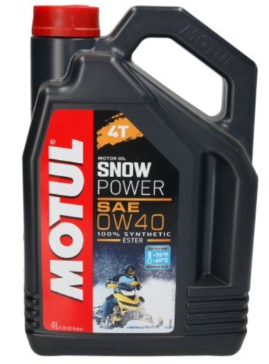 Масло синтетическое Motul SnowPower 4T 4 л 0W-40
