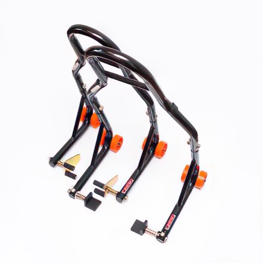 BIKETEC LIFT МОТОЦИКЛЕТНА СТІЯДКА ПЕРЕДНЯ/ЗАДНЯ ТИП-L ДЛЯ НАБОРУ МАЯТНИХ РУКАВ