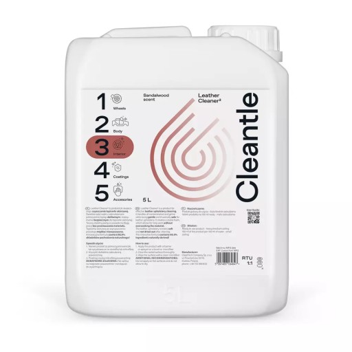 Cleantle Leather Cleaner 5L