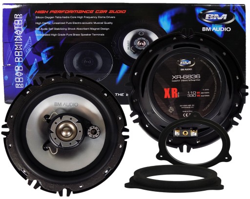 ДИНАМІКИ BOSCHMANN 330W 3-СМУГОВІ RENAULT MASTER TRAFIC ПЕРЕДНІ ДВЕРІ