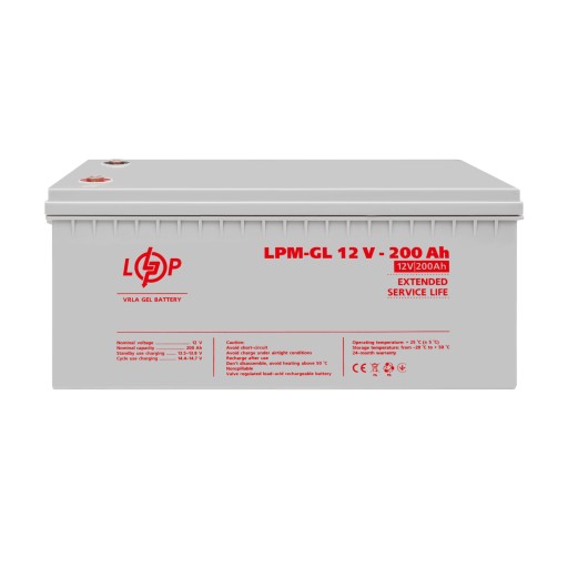 Гелевий акумулятор 12v 200ah 2400 wh квадроцикл іграшки 2024 рік випуску