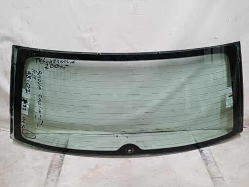 000487 - ЗАДНЕЕ СТЕКЛО SKODA FABIA II-2 HB (1998-2007) AS2 ОРИГИНАЛ