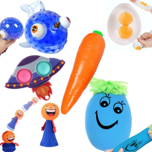 Squishy antistres fidget м'який яєчний жовток