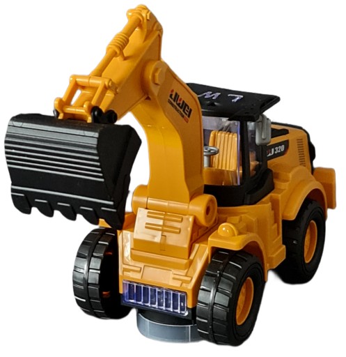 Супер екскаватор на батарейках - чудові ефекти