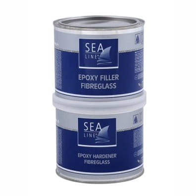 SZ-4541 - SEA-LINE ВОЛОКОННАЯ ЭПОКСИДНАЯ ШПАТЛЕВКА ДЛЯ ЛОДОК