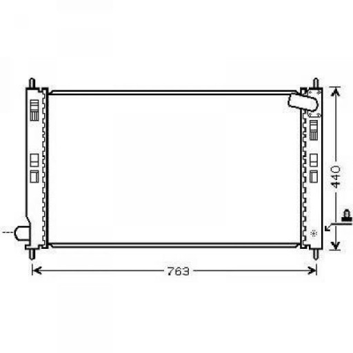 DCM2527 - Радіатор mitsubishi outlander 11 2006р