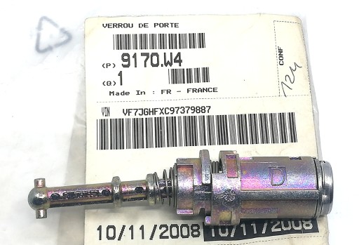 9170.W4 - Вставка дверного замка CITROEN C2 VIN 9170W4 OE!