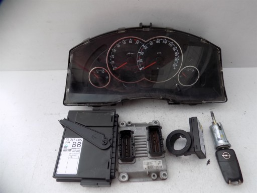 Компьютерный комплект для запуска opel meriva a 1.4 16v 0261208255 55353613