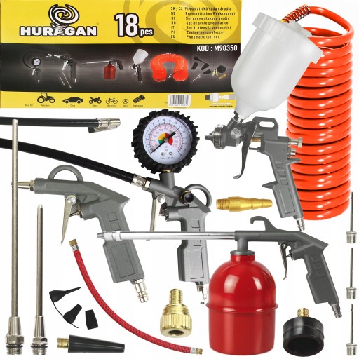 ПНЕВМАТИЧНИЙ ІНСТРУМЕНТ ПІСТОЛЕТ КОМПРЕСОР НАБІР