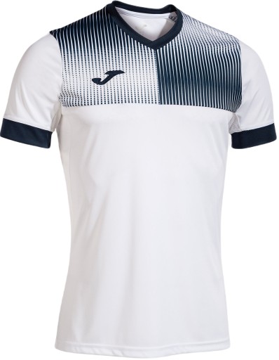 Біла тренувальна сорочка з коротким рукавом Joma S