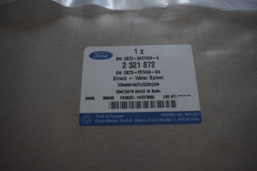 2321872 - ЗВУКОИЗОЛЯЦИЯ ЗАДНЕЙ ЛЕВОЙ ДВЕРИ FORD MONDEO