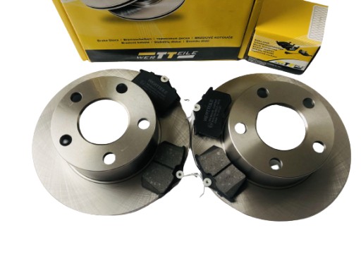 Диски + колодки задние WERTTEILE AUDI 100 A6 C4 C5