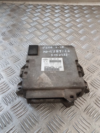 control unit of the engine 9639908180 PEUGEOT 206 1.1B 00R- EUROPA