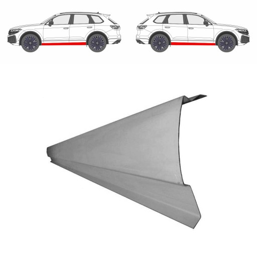 Autobig-13911 - Ремонт порогов VW TOUAREG 02-10 L=R