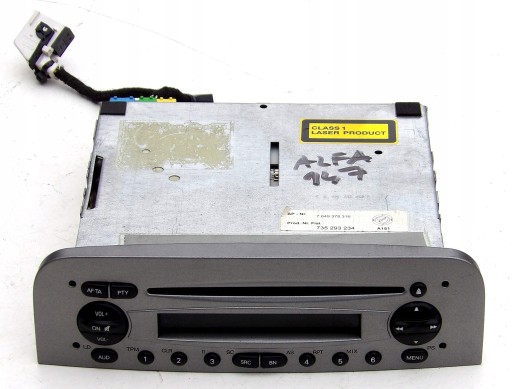 ALFA ROMEO 147 РАДІО CD 735293234 БЕЗ КОДУ