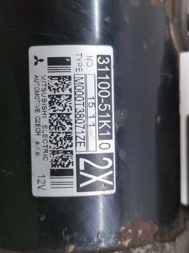 starter 31100-51K10 1.3 D Suzuki Swift V (2010-2017)