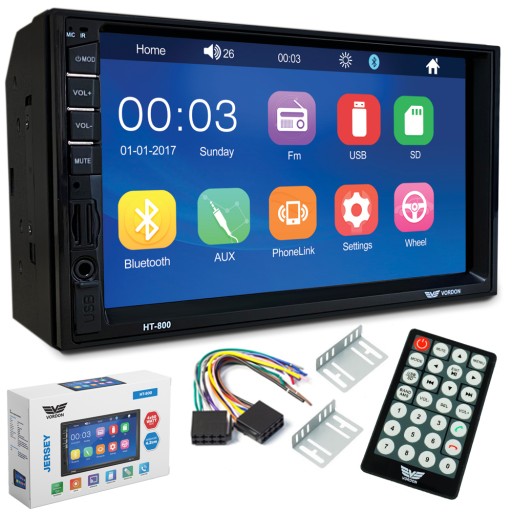 АВТОМОБИЛЬНЫЙ РАДИОПРИЕМНИК 2DIN VORDON HT-800 JERSEY USB