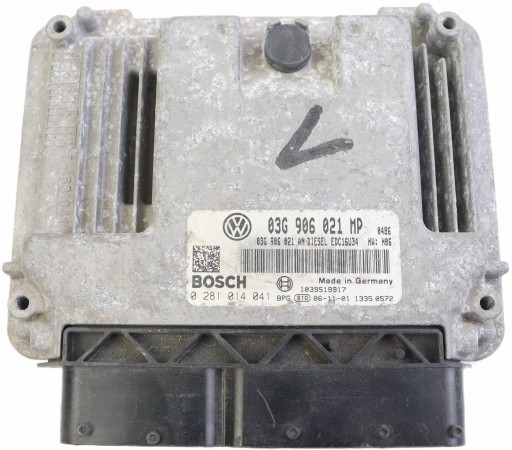 VW TOURAN and module control unit of the engine 2.0 TDI 03G906021MP 03G906021AN