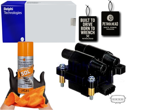 DELGN10405-12B1#ECS-PCP+K - Катушка зажигания subaru forester legacy iv outback 2.5 #petrolhead pro+ kit4