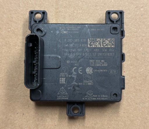 VW AUDI SKODA SEAT RADAR SENSOR ACC DISTRONIC VW AG 5WA907572A