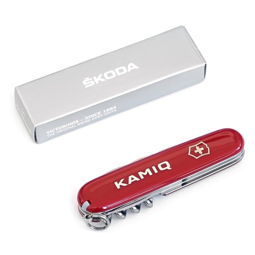 Нож карманный Skoda 658069692, с надписью Kamiq,