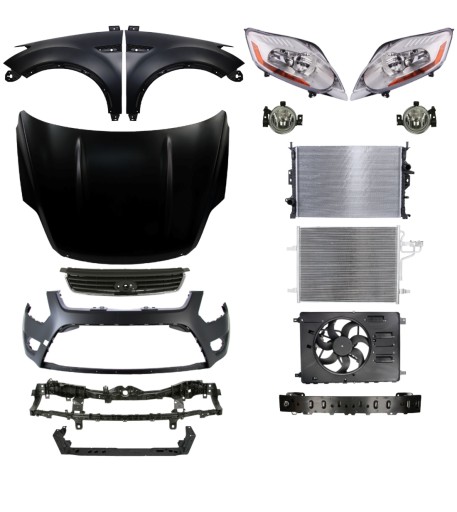 1580 - Ford Kuga 08-13 Ремінь бампера Капот Крило