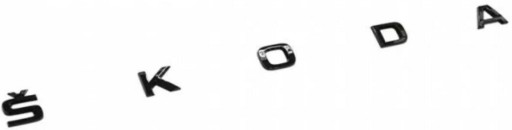 3V0853687J 041 - НАДПИСЬ БАГАЖНИКА SKODA SUPERB III ЧЕРНЫЙ