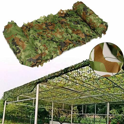 ВІЙСЬКОВА КАМУФЛЯЖНА СІТКА В ДЖУНГЛЯХ 4X5 М