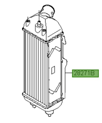 28271-2F450 - ІНТЕРКУЛЕР IX35 2009-2013 рр