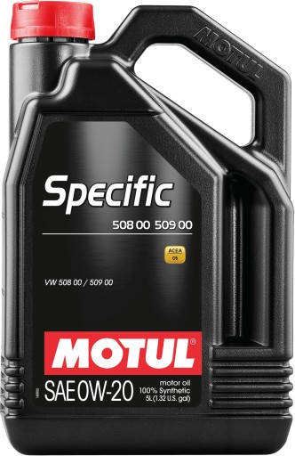 MOTUL SPECIFIC 508.00/509.00 0W20 5л ACEA C5 C20