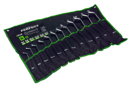 КОМБИНИРОВАННЫЕ КЛЮЧИ STALCO PERFECT 6-17MM, 6 ЭЛЕМЕНТОВ.