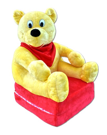 Плюшеве КРІСЛО СКЛАДНИЙ СТІЛЕЦЬ МАСКОТ ПУФ