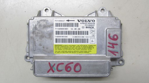 ДАТЧИК ПОДУШКИ БЕЗОПАСНОСТИ VOLVO XC60 31406637 08-13