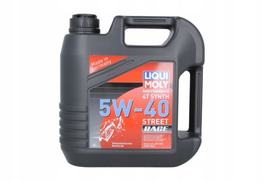МАСЛО LIQUI MOLY 5W40 STREET RACE 4L SM СИНТЕТИЧЕСКОЕ