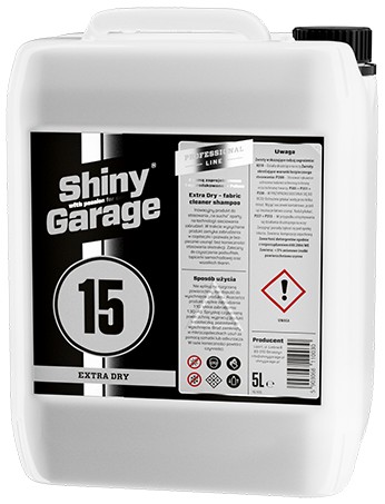 SHINY GARAGE EXTRA DRY ШАМПУНЬ ДЛЯ СТЕЛІ 5Л