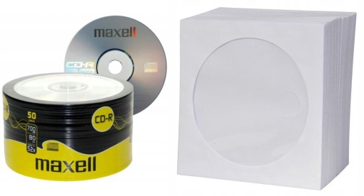 MAXELL CD-R DISKY 80 700MB x52 100 KS + OBÁLKY